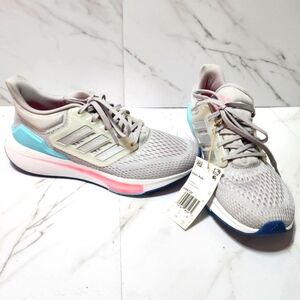 Adidas EQ21 Run Low White Beam Yellow Women's Size 6.5 US